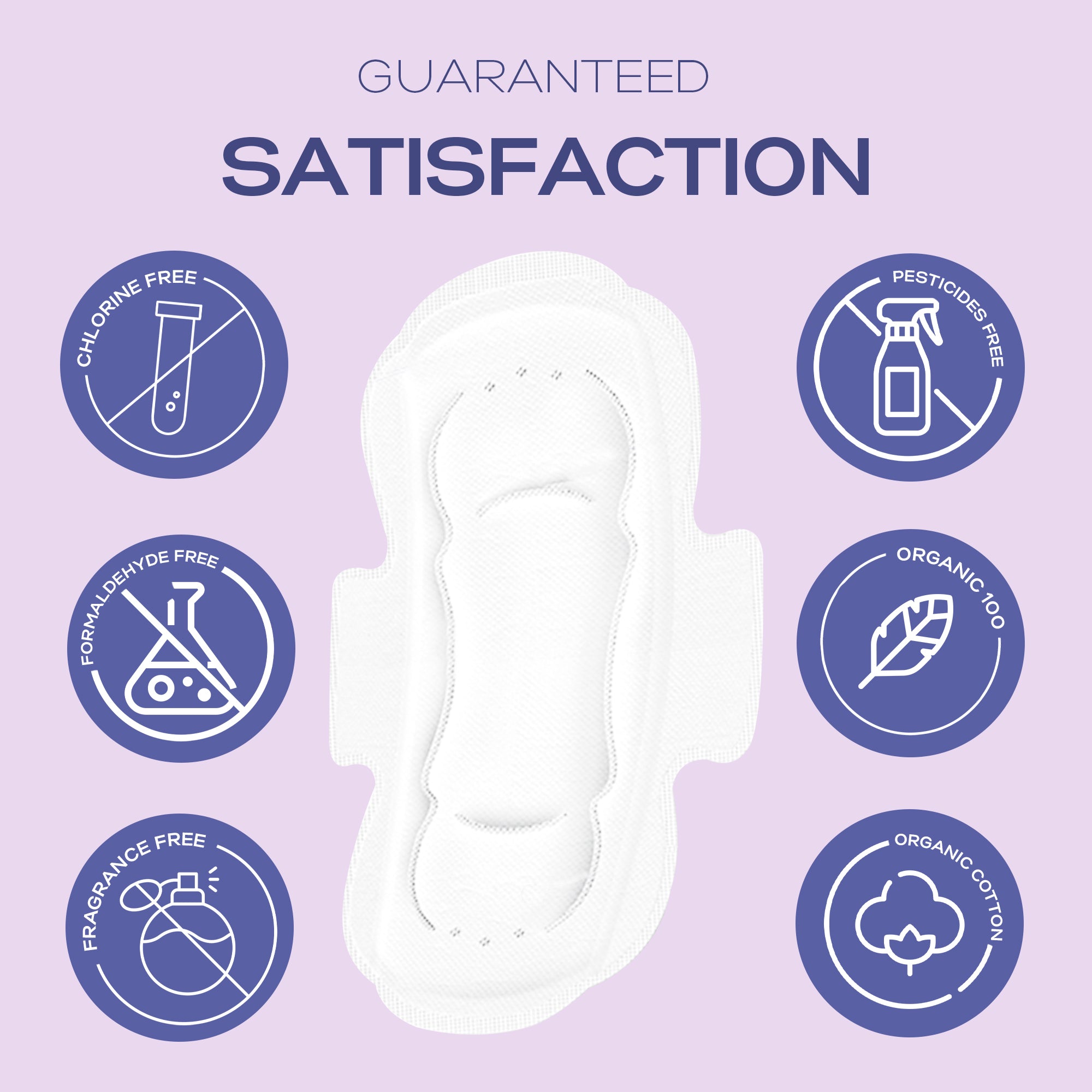 Carity Organic Cotton Cover Pads - Multipack 72