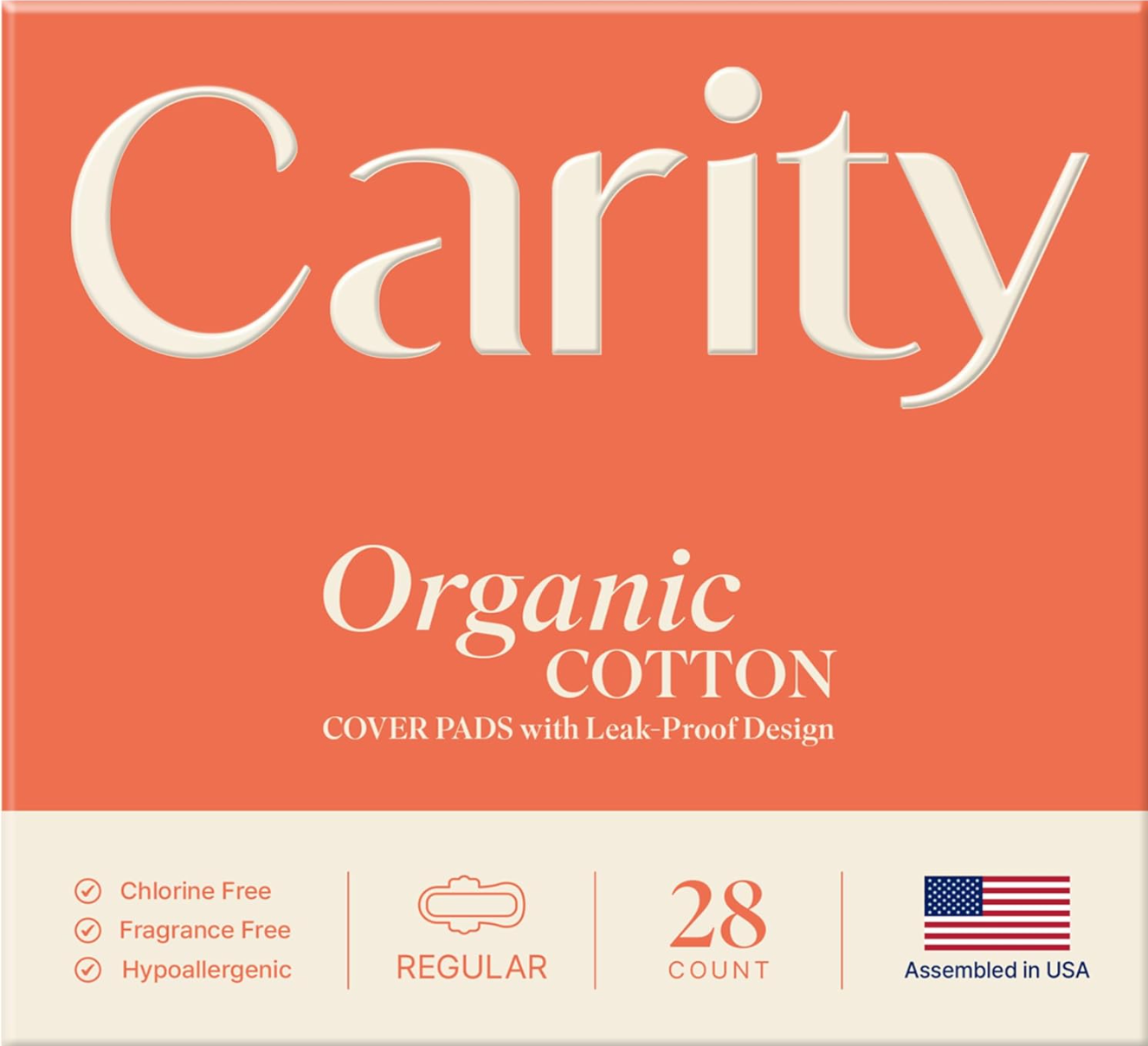 Carity Organic Cotton Regular Pad