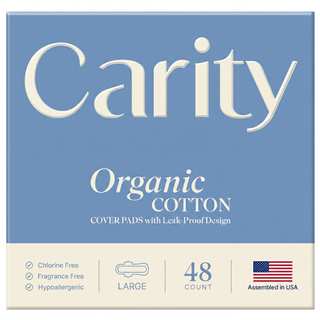 Large Organic Cotton Ultra Thin Pad with Wings