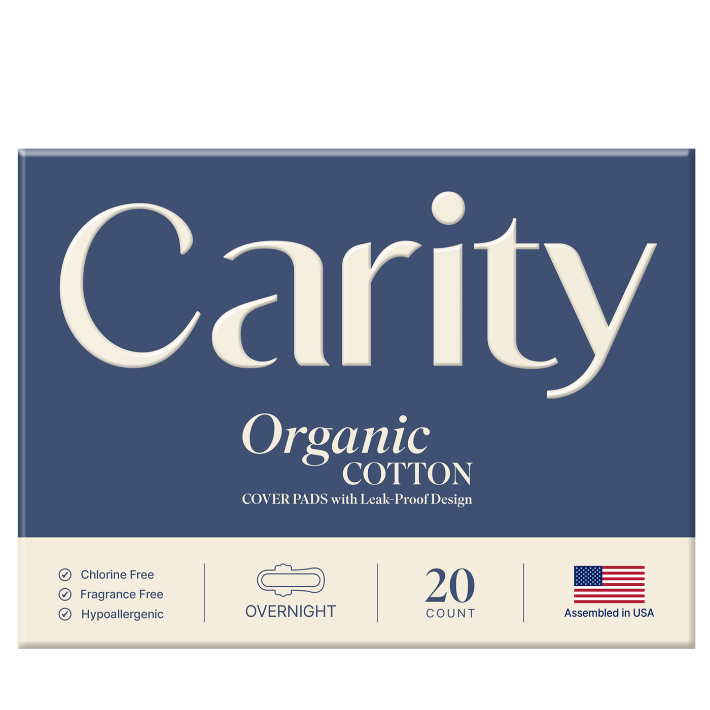 OverNight Organic Cotton Ultra Thin Pad with Wings