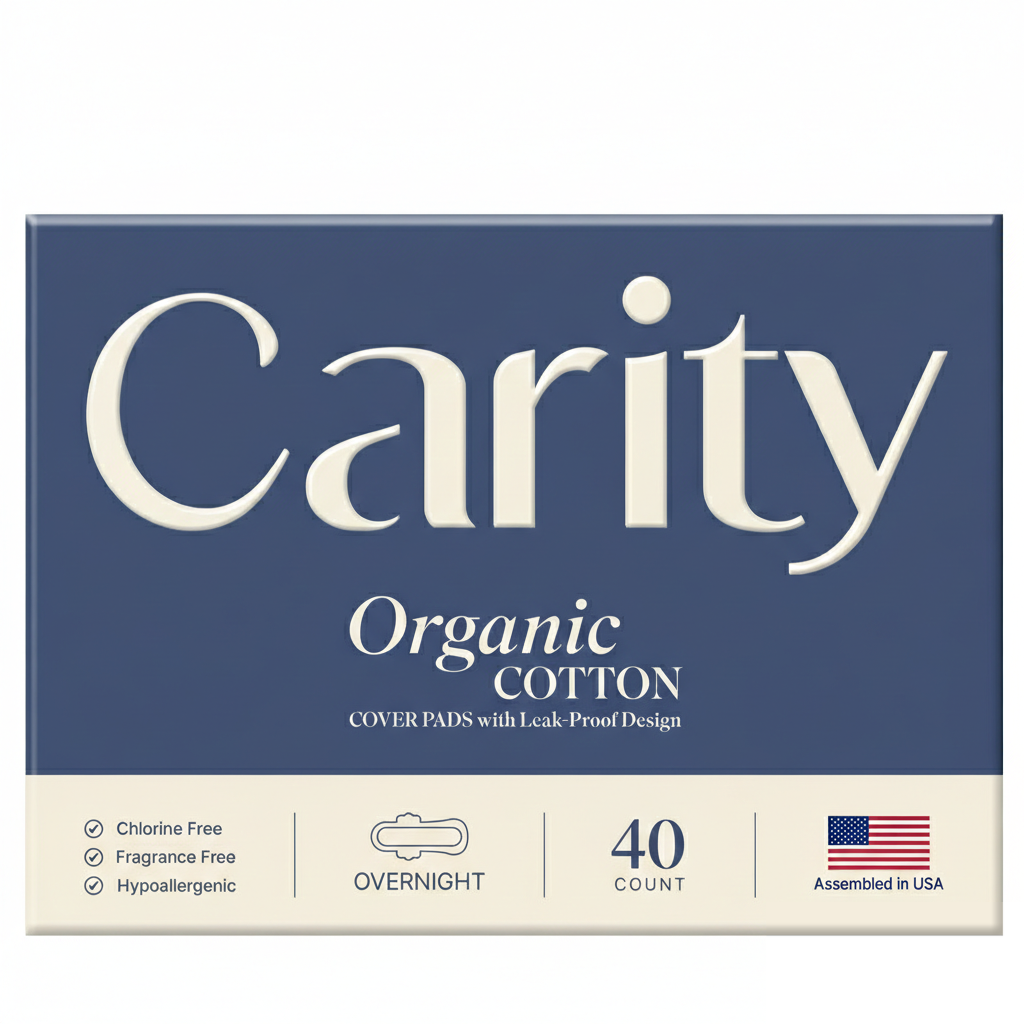 OverNight Organic Cotton Ultra Thin Pad with Wings