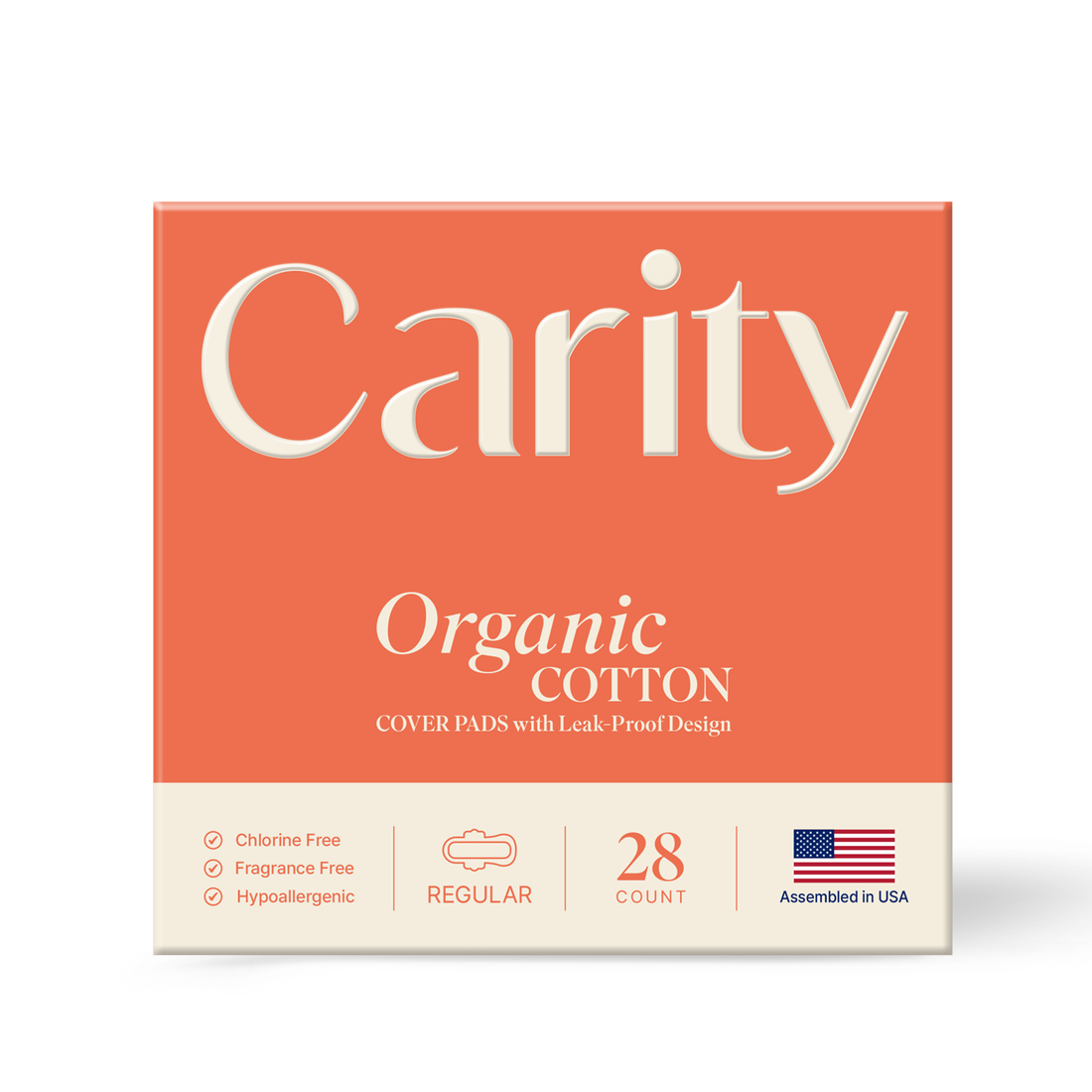 Regular Organic Cotton Pads With Wings